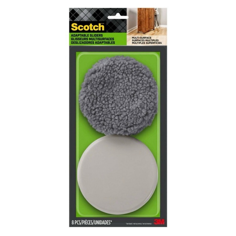 4pk scotch sliders/ furniture movers pads